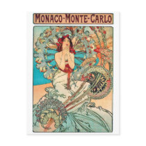 Alphonse Mucha Monaco, Monte-Carlo, 1897 postcards by MyOtherPlanet Alphonse Mucha Monaco, Monte-Carlo, 1897 postcards
