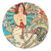 Alphonse Mucha Monaco, Monte-Carlo, 1897 stickers