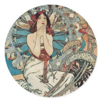 Alphonse Mucha ~ Monaco Monte Carlo Art Nouveau stickers by ArtNouveauDaz Alphonse Mucha ~ Monaco Monte Carlo Art Nouveau stickers