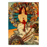 Alphonse Mucha Monte Carlo Note Card