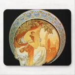 Alphonse Mucha - Poetry Mouse Pads