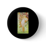 Alphonse Mucha Printemps Spring Buttons