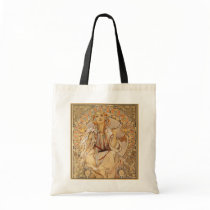 Alphonse Mucha - Slavia Tote Bags
