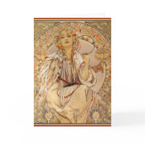 Alphonse Mucha - Slavia Greeting Card