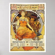 Alphonse Mucha. St Louis Expo 1903 Print