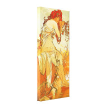 Alphonse Mucha Summer Canvas Poster Canvas Prints