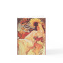 Alphonse Mucha Sunflower Greeting Card