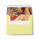 Alphonse Mucha Sunflower Envelopes