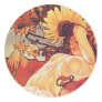 Alphonse Mucha Sunflower Stickers