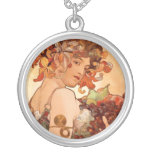Alphonse Mucha - The Fruits Personalized Necklace