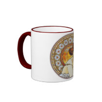 Alphonse Mucha - Topaz Mug