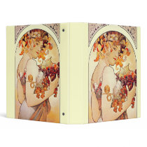 Alphonse Mucha Vintage Art Binder