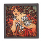 Alphonse Mucha Vintage Bicycle Gift Box Premium Gift Box