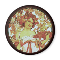 Alphonse Mucha - White Star Refrigerator Magnets