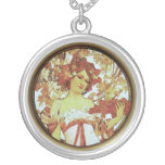 Alphonse Mucha - White Star Custom Necklace