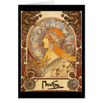 Alphonse Mucha - Zodiac Card