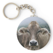 Alpine cow keyring keychains