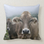Alpine cows pillow