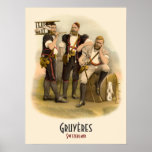 Alpine Herdsmen from Gruyeres, Switzerland Poster