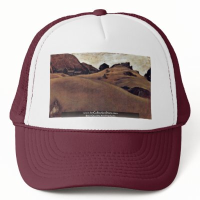 Alpine Landscape In The Ötztal Mesh Hats by Artcollection