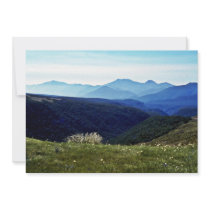 Alpine Meadow, Tasman Mountains, South Island Personalized Announcement