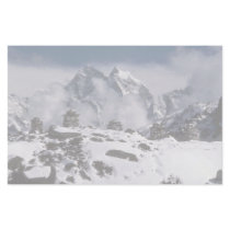 Alpine mountains, Nepal Winter Personalized Stationery