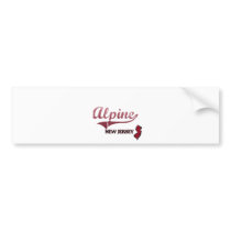 Alpine New Jersey City Classic Bumper Stickers