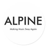 ALPINE: SEXYMUSIC stickers