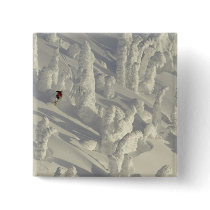 Alpine Skier in thick snowghosts at Big