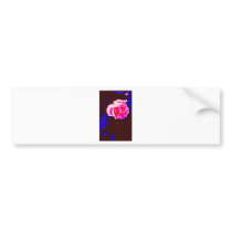 Alpine Sunset Chintz Rose Bumper Stickers