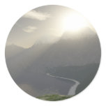 Alpine Waters Round Sticker