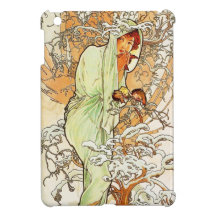 Alpohnse Mucha Winter iPad Mini Case