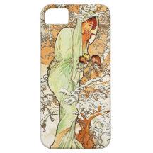 Alpohnse Mucha Winter iPhone 5 Case