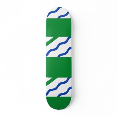 Alpujarra De La Sierra Spain, Spain flag Custom Skate Board by FlagLibrary