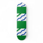 Alpujarra De La Sierra Spain, Spain flag Custom Skate Board
