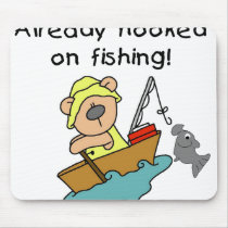 Already Hooked on Fishing mousepads