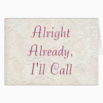 Alright Already cards
