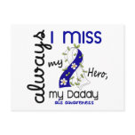 ALS Always I Miss My Daddy 3 Post Card