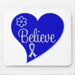 ALS Amyotrophic Lateral Sclerosis Believe Heart Mouse Pads