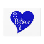 ALS Amyotrophic Lateral Sclerosis Believe Heart Postcards
