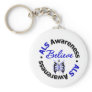 ALS Awareness Believe Butterfly Key Chains