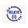 ALS Awareness Believe Butterfly Ribbon Postcards