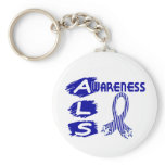 ALS Awareness F3 Keychain