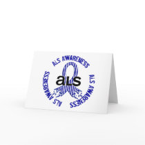 ALS Awareness F4 cards by awarenessgifts ALS Awareness F4 cards