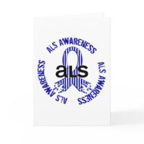 ALS Awareness F4 cards by awarenessgifts ALS Awareness F4 cards