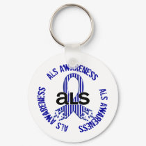 ALS Awareness F4 keychains by awarenessgifts ALS Awareness F4 keychains