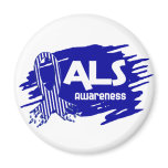 ALS Awareness F5 Fridge Magnets