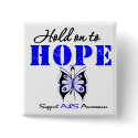 ALS Awareness HOLD ON TO HOPE buttons