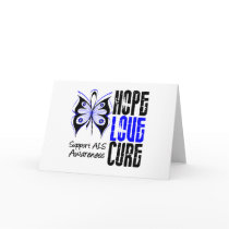 ALS Awareness Hope Love Cure Card