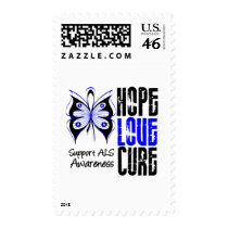 ALS Awareness Hope Love Cure Postage